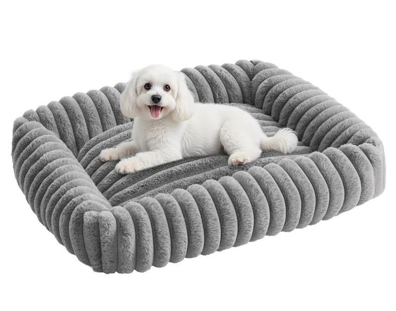 Hondenmand - Wasbaar Kussen - Zachte Vulling by Feandrea in Grey – product photo