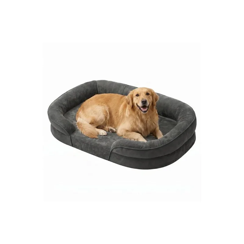 Hundebett, Hundekissen, abnehmbarer, waschbarer Bezug, rutschfest M-XXXL by Feandrea in Regular – product photo