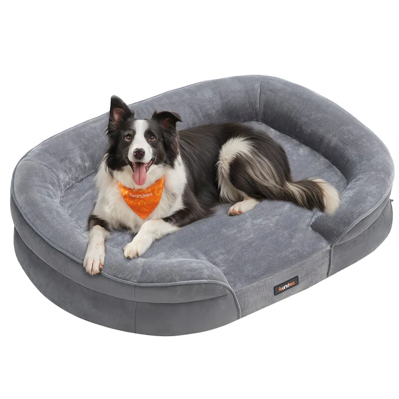 Hundebett, Hundekissen, abnehmbarer, waschbarer Bezug, rutschfest M-XL L van Feandrea in Regular – productfoto