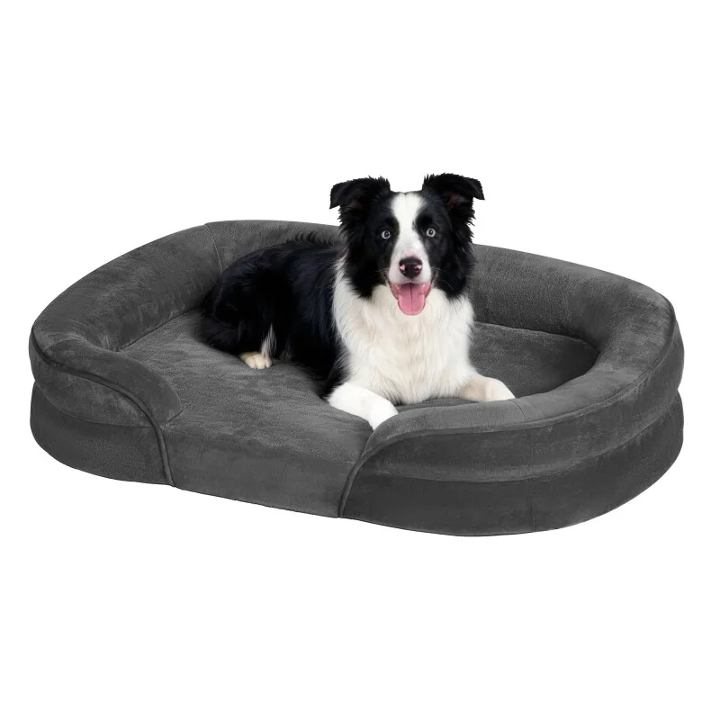 Hundebett, Hundekissen, abnehmbarer, waschbarer Bezug, rutschfest M-XXXL van Feandrea in Regular – productfoto