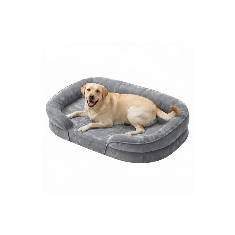 Hundebett, Hundekissen, abnehmbarer, waschbarer Bezug, rutschfest M-XXXL van Feandrea in Regular – productfoto