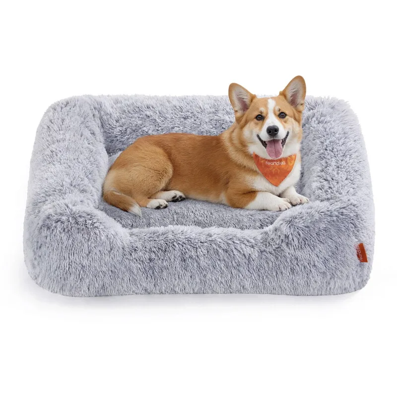 Hundebett M-XL Bezug abnehmbar maschinenwaschbar L by Feandrea in Regular – product photo