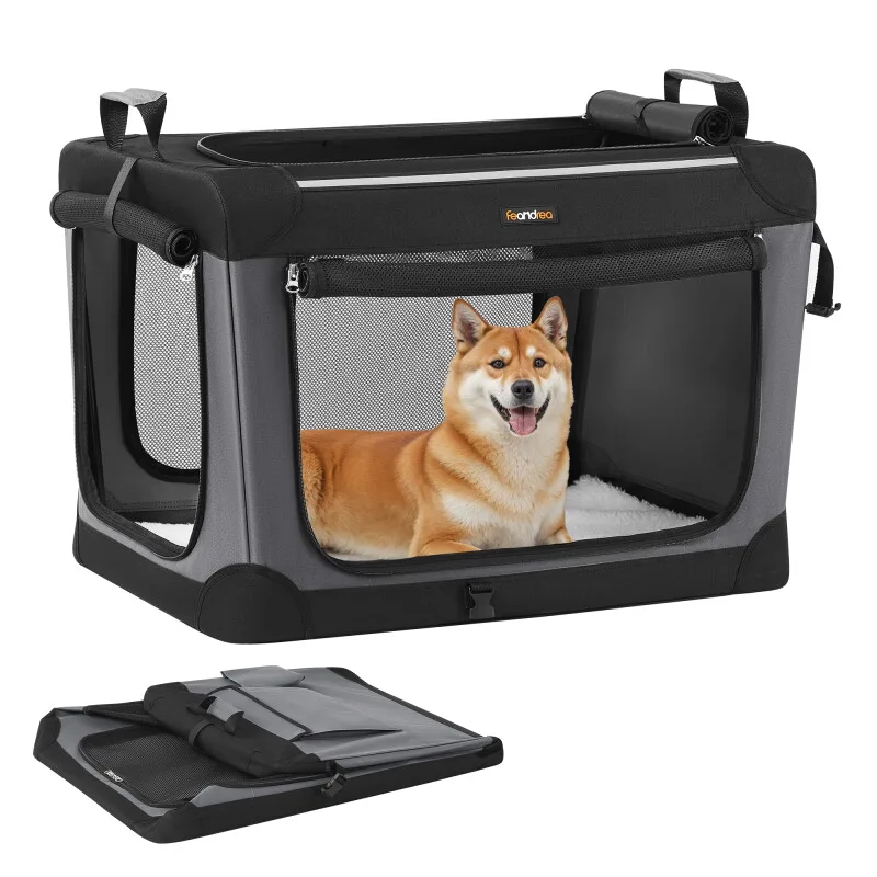 Hundebox faltbar, Hundetasche, Oxford-Gewebe S-XXL L by Feandrea in Regular – product photo