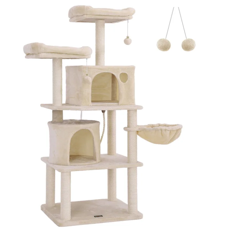 Katzenbaum 152cm Rauchgrau beige de Feandrea en Regular – photo produit