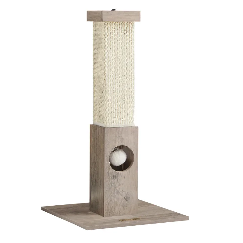 Katzenkratzbaum Kratzsäule 73cm von Feandrea in Weiß, Regular – Produktfoto