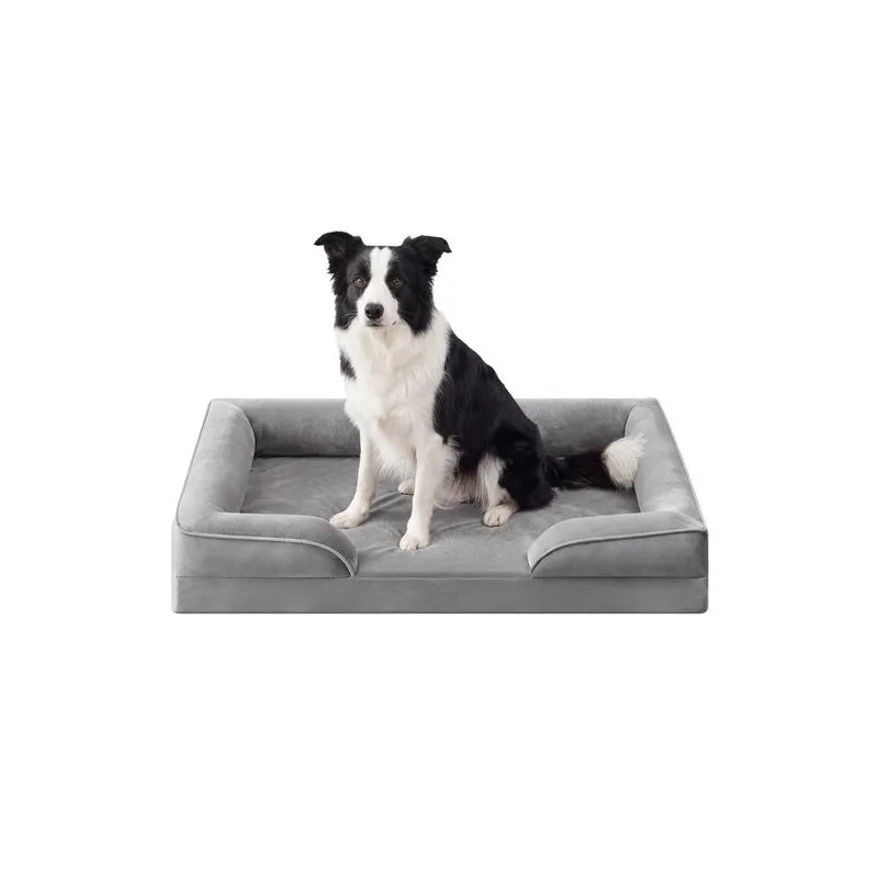 Orthopädisches Hundebett M-XXXL, abnehmbarer Bezug, erhöhte Ränder, rutschfest XL de Feandrea en Regular – photo produit
