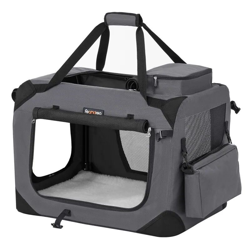 S-XXXL Transportbox Oxford-Gewebe M von Feandrea in Grau, Regular – Produktfoto
