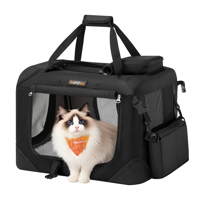 S-XXXL Transportbox Oxford-Gewebe S von Feandrea in Schwarz, Regular – Produktfoto