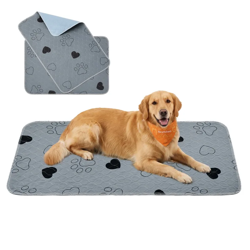 Welpen-Unterlagen waschbar, Wiederverwendbare Matten für Hunde, 2er Set,auslaufsicher L von Feandrea in Regular – Produktfoto