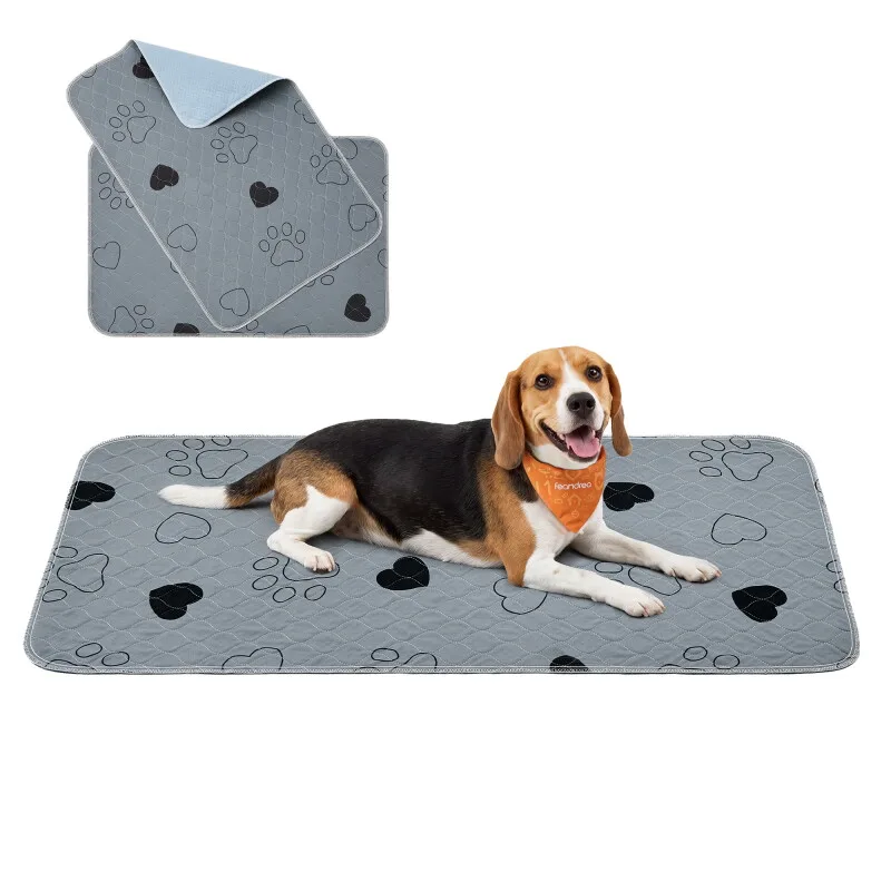 Welpen-Unterlagen waschbar, Wiederverwendbare Matten für Hunde, 2er Set,auslaufsicher M von Feandrea in Regular – Produktfoto