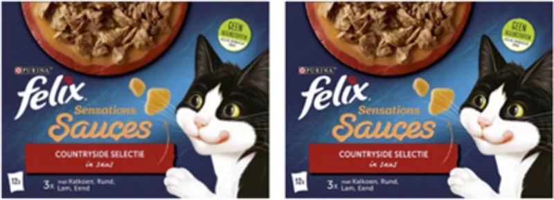 2x Felix - Sensations Countryside Selectie in Saus - Kattenvoer Natvoer - 12x85g fra Felix – produktbillede
