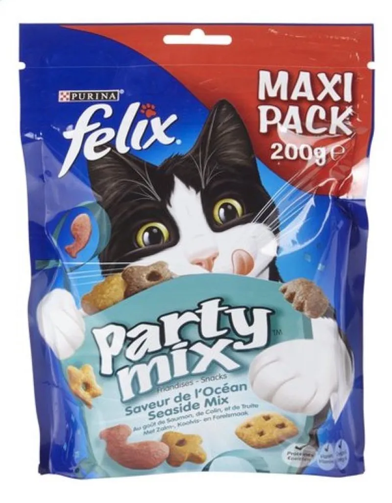 4x Felix - Partymix Seaside Mix - Kattensnacks - 200 g de Felix – photo produit