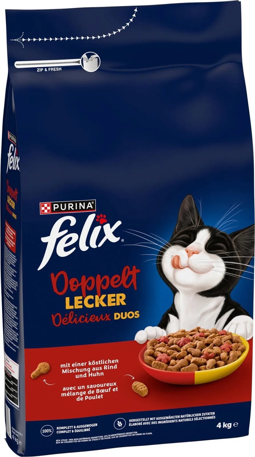 Doppelt Lecker Meat - 4 kg von Felix – Produktfoto