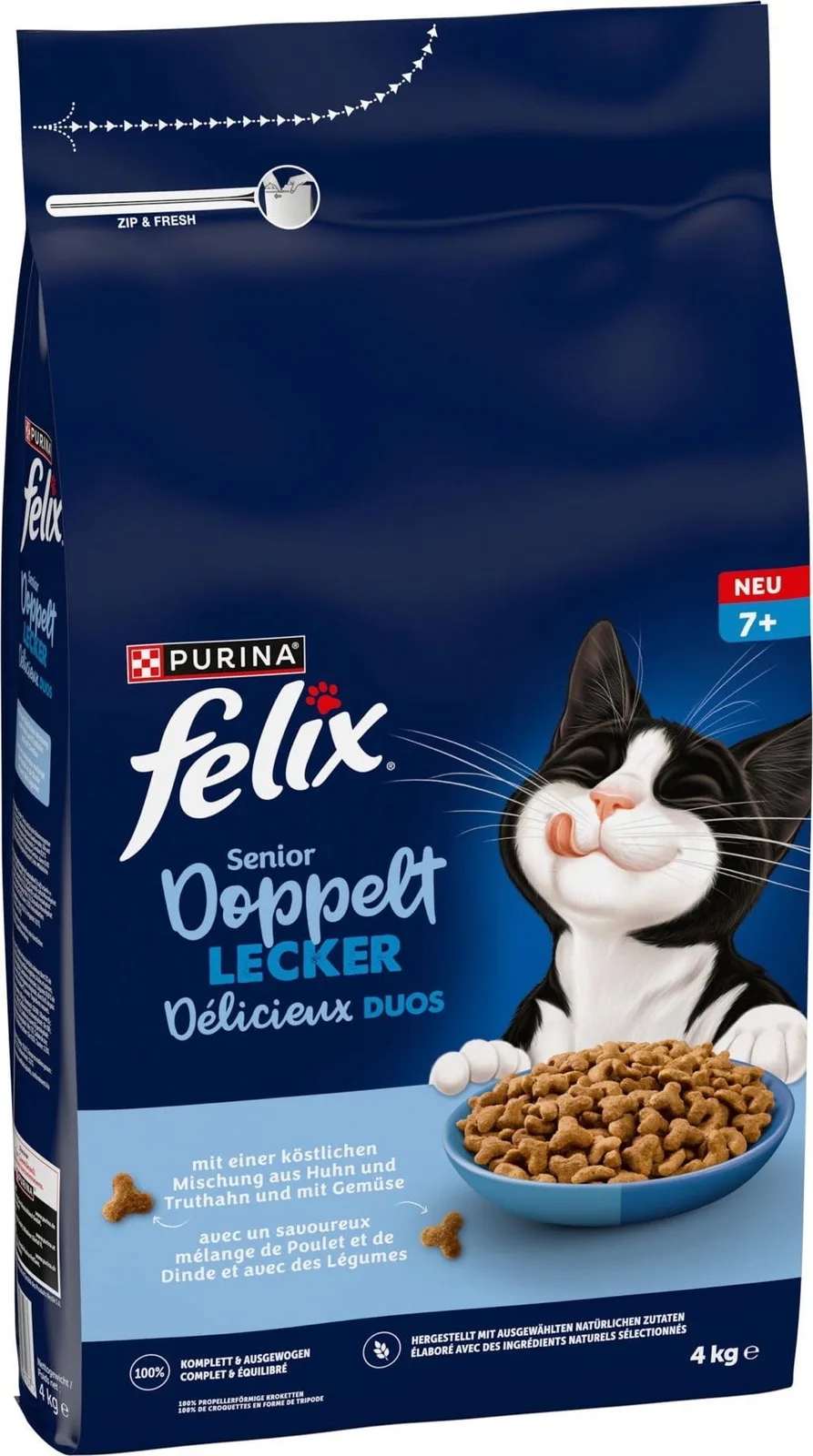 Doppelt Lecker Senior - 4 kg von Felix – Produktfoto