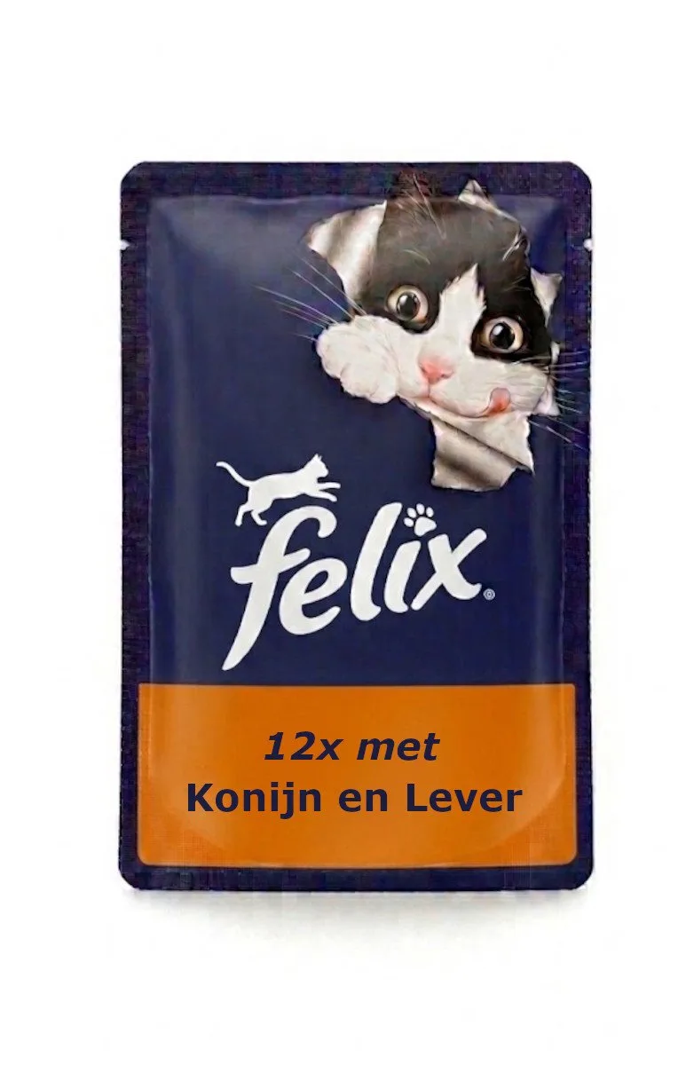 Original Countryside Konijn en Lever - Monopack - 12x85g från Felix – produktbild