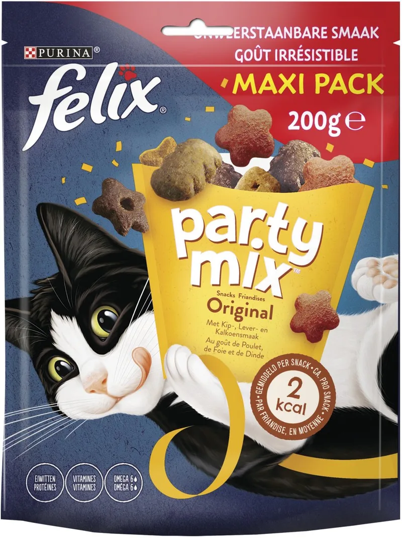 Partymix Original - Kattensnack - Mix 200 g by Felix – product photo