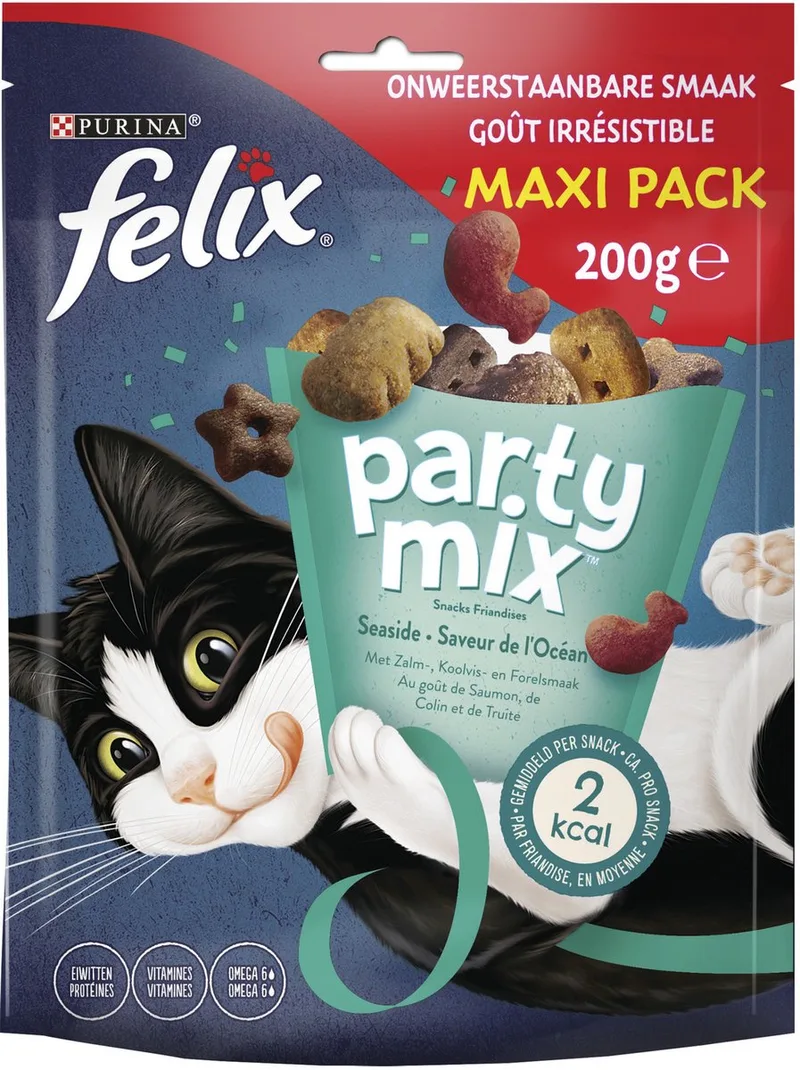 Partymix Seaside - Kattensnack - Mix 200 g by Felix – product photo