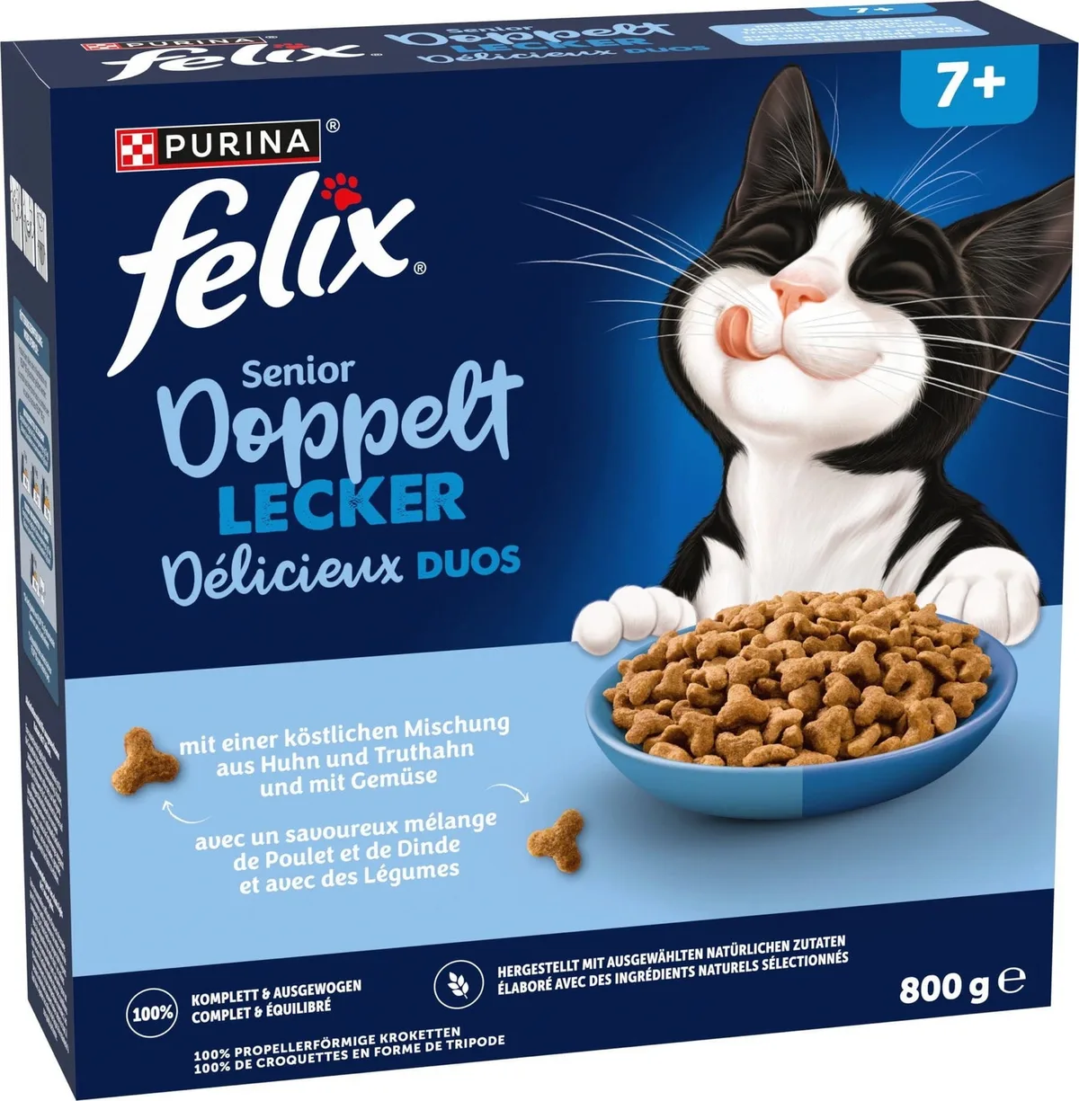 SENIOR Doppelt Lecker Geflügel - 800 g von Felix – Produktfoto