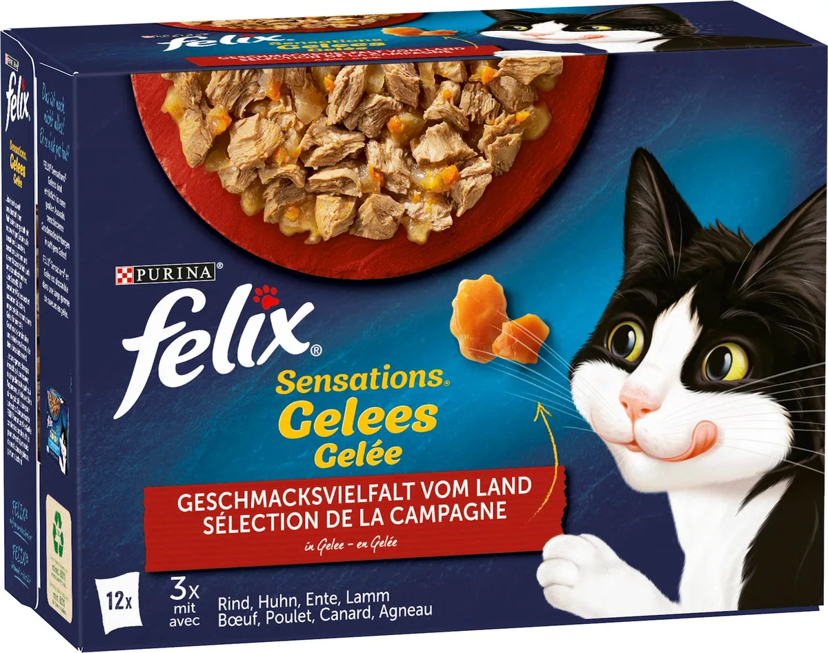 Sensations Gelee Geschmacksvielfalt vom Land 12x85g - 1.020 g by Felix – product photo