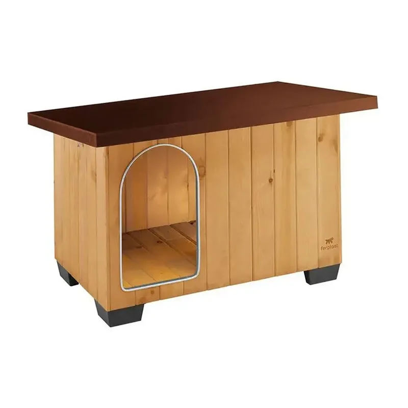 Baixta 80 122x73x78 Cm Houten Hondenhok de Ferplast – photo produit