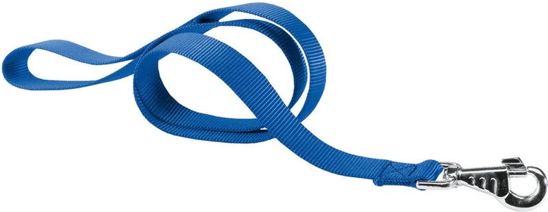 brede hondenriem - Club G Lijn - Afmeting - 120cm lang - 20mm breed - nylon de Ferplast en Bleu – photo produit