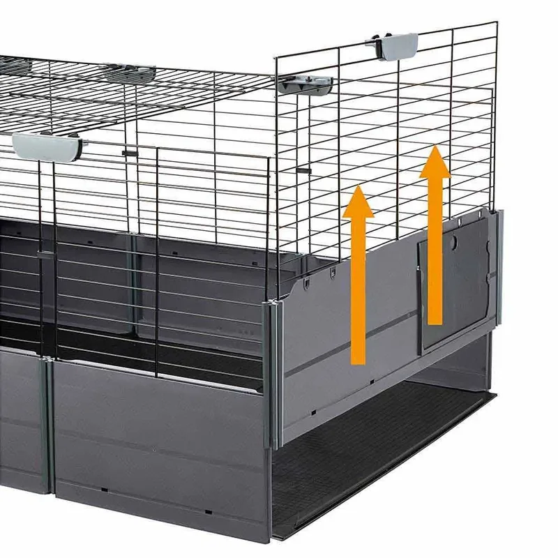 Cage à Lapin Multipla 107.5x72x50 Cm von Ferplast – Produktfoto 5 von 6