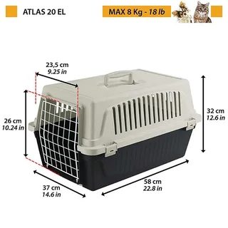 Caisse De Transport Pour Animaux Atlas 20 Plt by Ferplast – product photo 2 of 2
