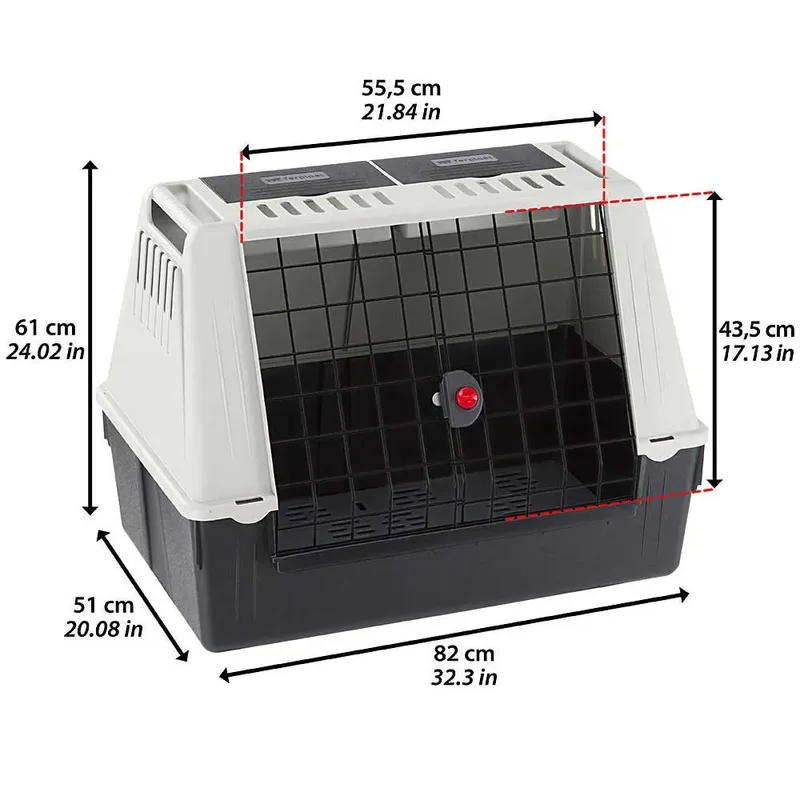Caisse De Transport Pour Animaux Atlas Car 80 de Ferplast – photo produit 2 sur 6