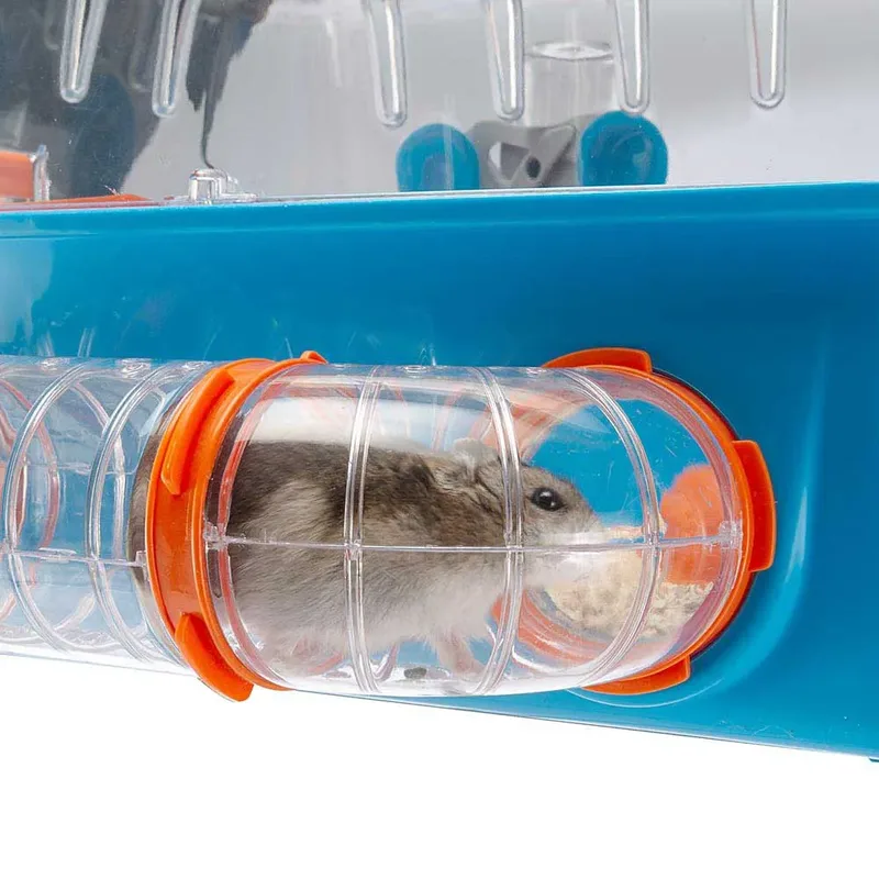 Combi 2 Hamsterkooi - 79,5 x 29,5 x 26,3 cm by Ferplast in Blue – product photo 5 of 6