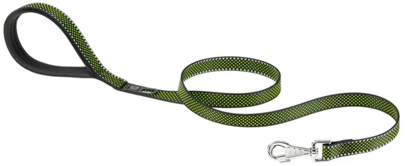 Daytona Deluxe Hondenlijn / Hondenriem - Zachte greep - Reflecterend - M - Breedte: 2 cm - Lengte: 120 cm - Geschikt voor middelgrote honden von Ferplast in Grün – Produktfoto
