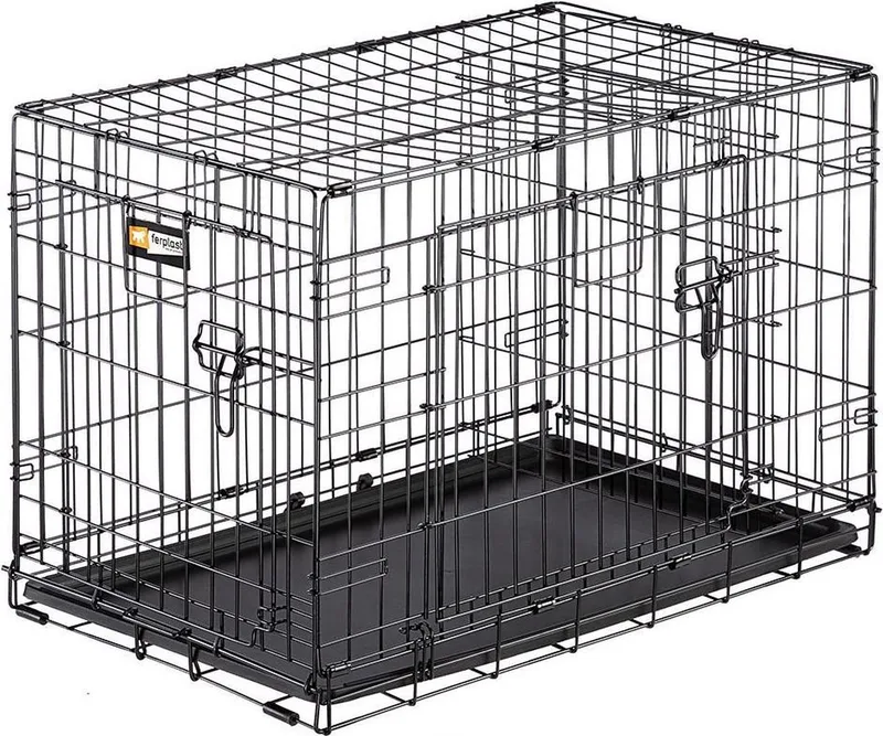 Ferplas DOG-INN 75 - Hondenbench - 77,4 x 48,5 x H54,6 cm by Ferplast in Black – product photo