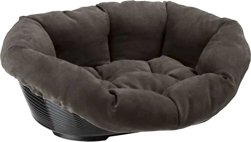 Ferplast-Katten/hondenmand-Prestige-4-64x48x25-cm-grijs-81038430C by Ferplast in Grey – product photo