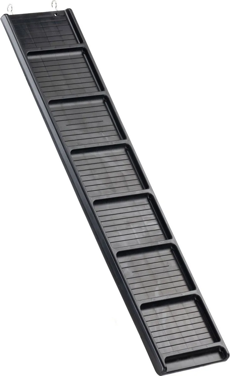 FPI4906 ladder voor konijnenhok 84,5x14x2,3CM by Ferplast in Black – product photo