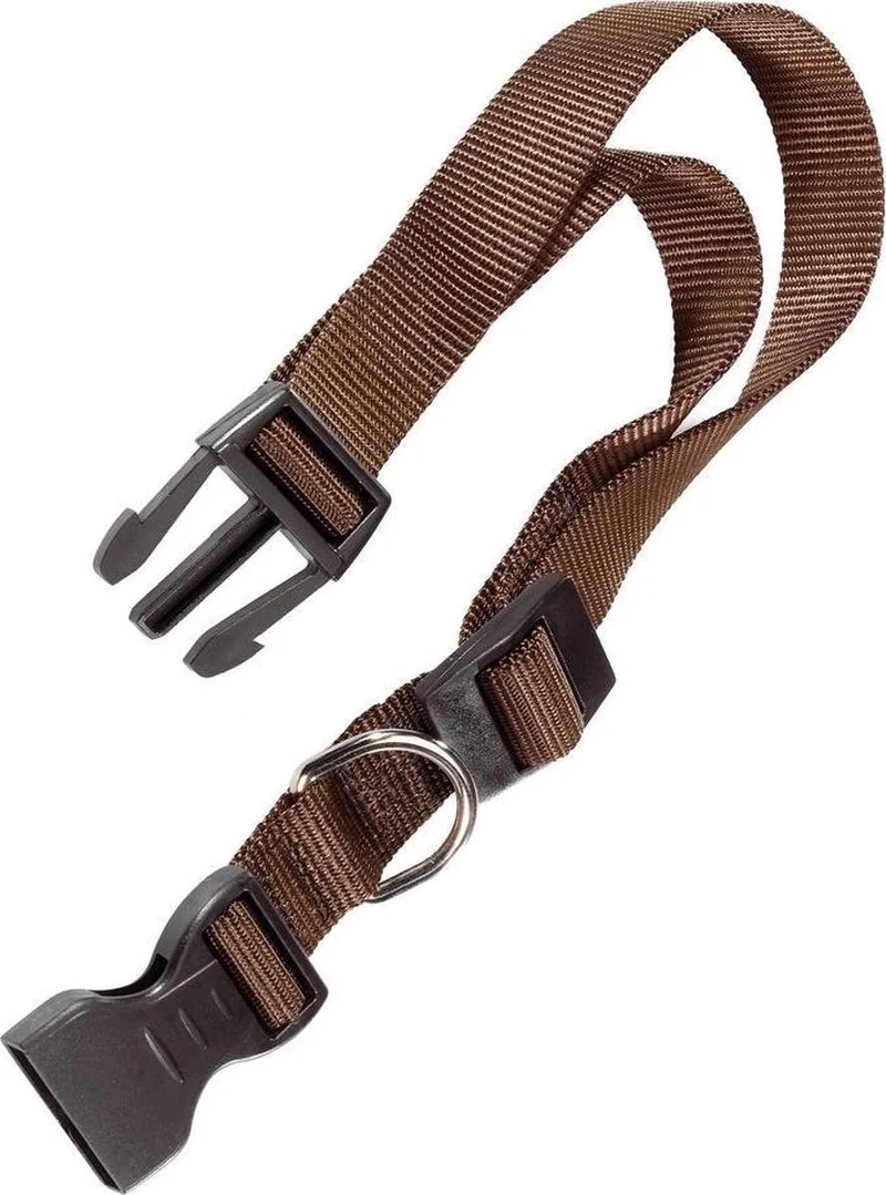 Halsband Honden Club 70 Cm Nylon Bruin/zwart de Ferplast en Marron – photo produit
