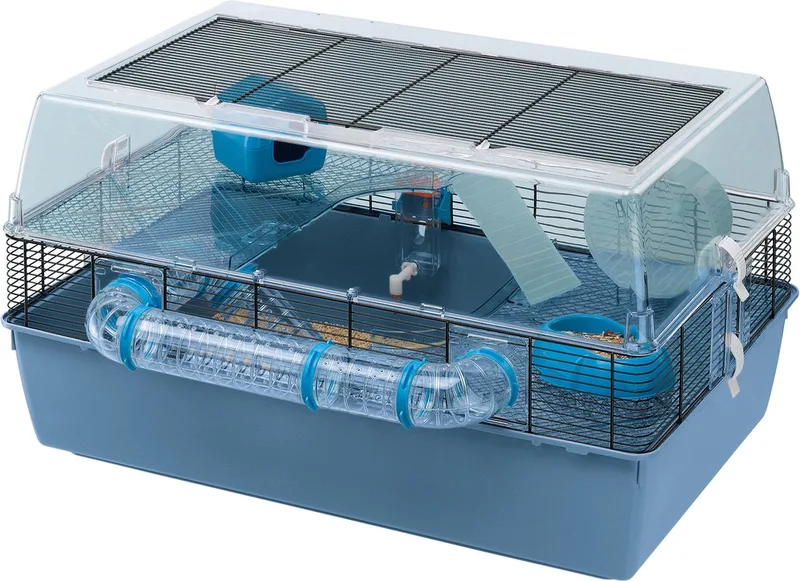 Hamsterkooi Duna Fun Large 71,5x46,41 cm de Ferplast en Bleu – photo produit