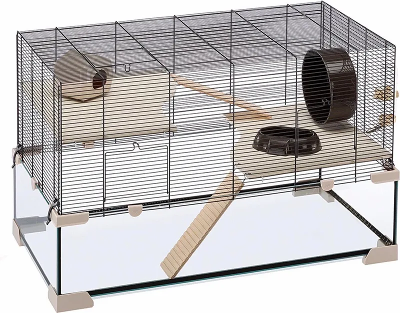 Hamsterkooi Karat 100 - 98,5 x 50,5 x 61,5 cm de Ferplast en Beige – photo produit