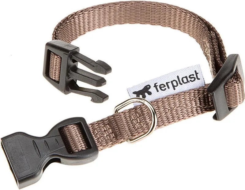 Hondenhalsband Club 32 X 1 Cm Nylon de Ferplast en Marron – photo produit