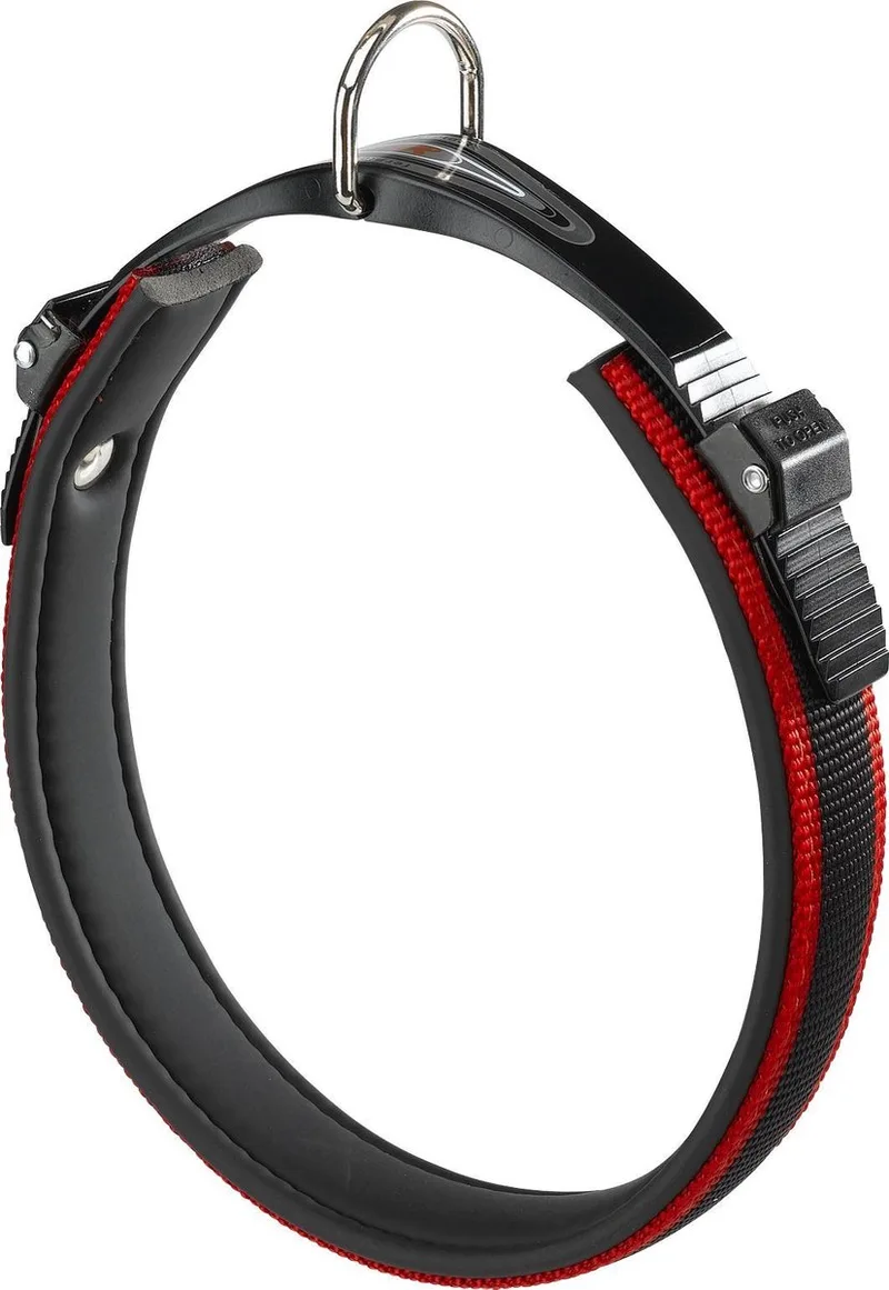 Hondenhalsband Ergocomfort 52 Tot 60 Cm Zwart/rood by Ferplast in Black – product photo