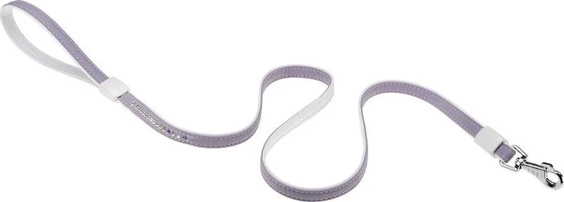 Hondenriem Lux 12 Mm L 110 Cm Kunstleer Paars/wit by Ferplast in Purple – product photo