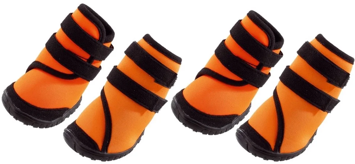 Hondenschoenen Tracking Shoes Polyester van Ferplast in Oranje – productfoto
