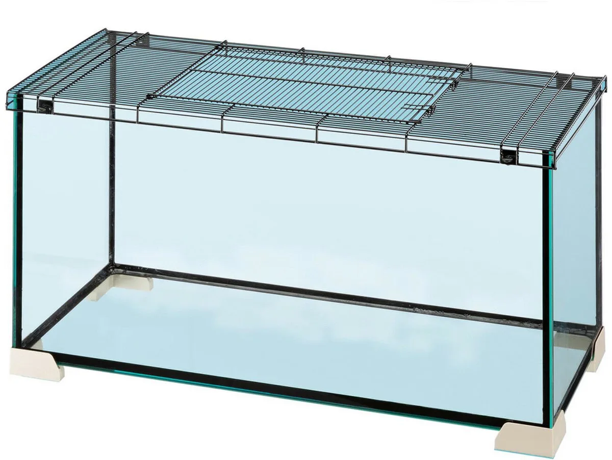 Knaagdierenkooi Jerry 80 - Dierenverblijf - 81.7x36.9x43.1 cm von Ferplast in Schwarz – Produktfoto