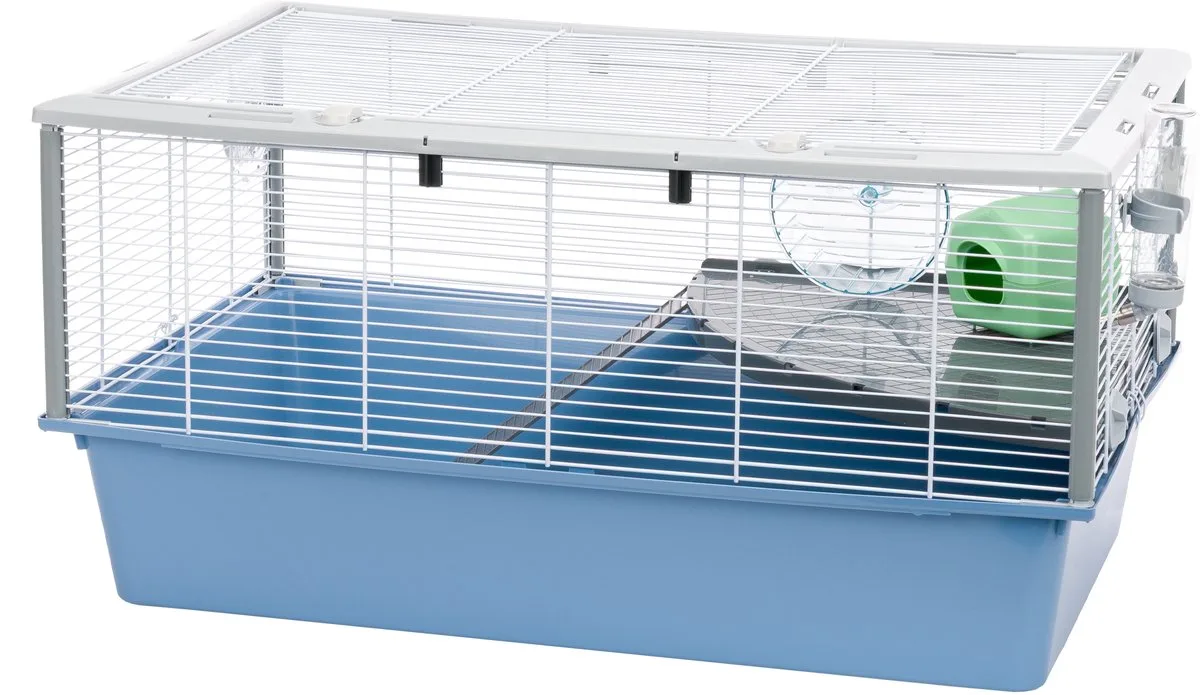 Knaagdierenkooi Voor Hamsters - Van Metaal - Met Accessoires - 78 x 48 x h 39 cm von Ferplast in Weiß – Produktfoto