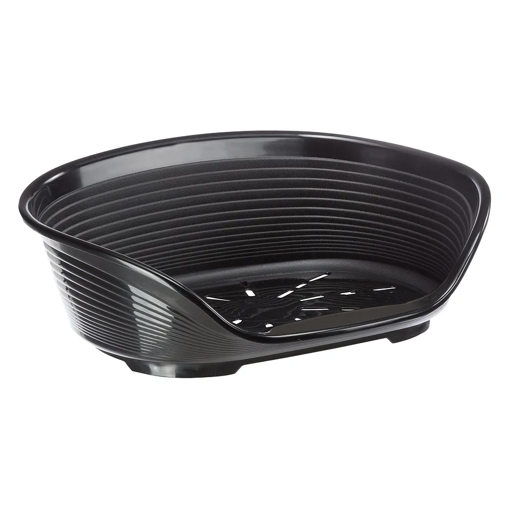 L 93,5 x B 68 x H 28,5 cm - Ferplast Hondenmand Siesta Deluxe Zwart de Ferplast – photo produit