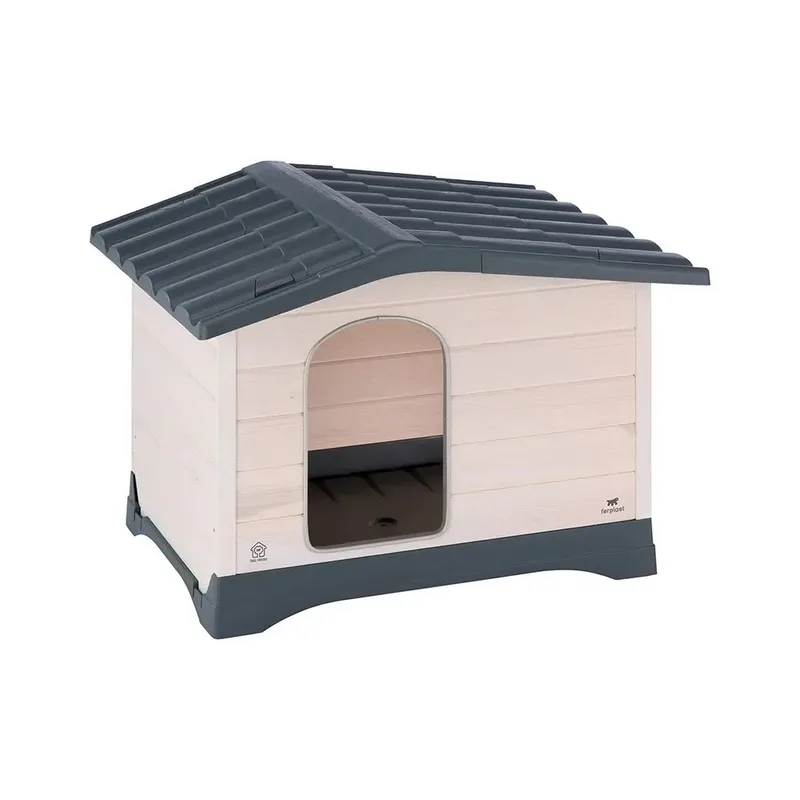 Lodge 70 73x59x54 Cm Exterior Wooden Resine Hondenhok by Ferplast – product photo