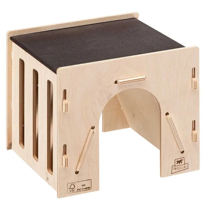 Mangeoire à Lapin Hay Wood 2 de Ferplast – photo produit