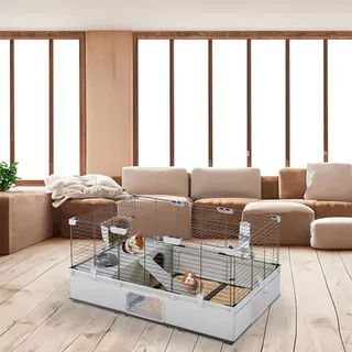 Modularer Käfig 2 Für Kaninchen Und Meerschweinchen 109x72x56 Cm von Ferplast – Produktfoto 2 von 2