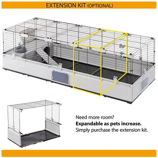 Cage Modulaire 4 étages Pour Lapin Et Cochon D´inde 179x72x56 Cm de Ferplast – photo produit 5 sur 6