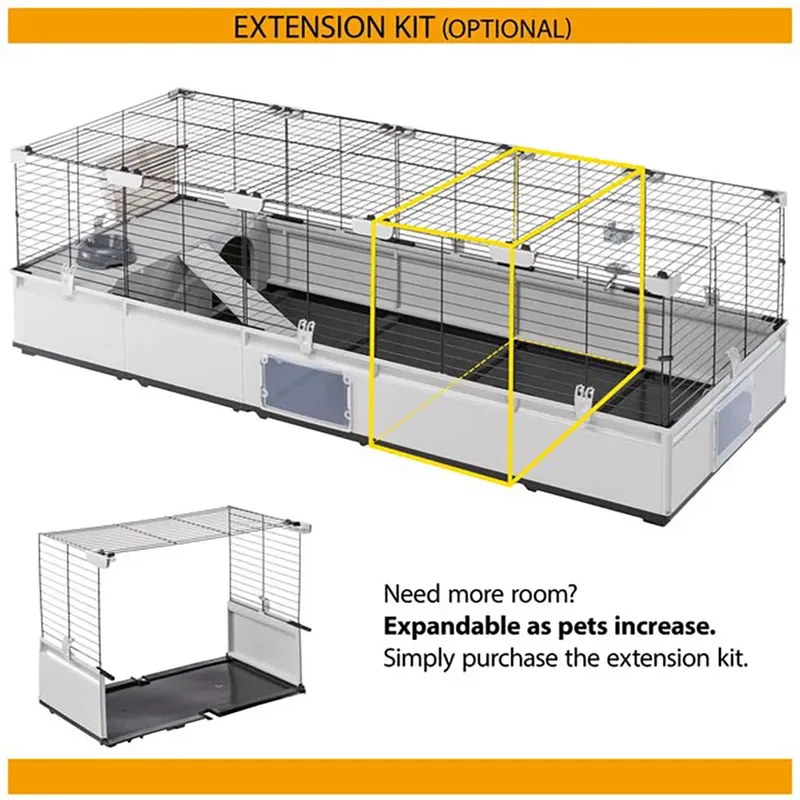 Cage Modulaire 4 étages Pour Lapin Et Cochon D´inde 179x72x56 Cm de Ferplast – photo produit 5 sur 6