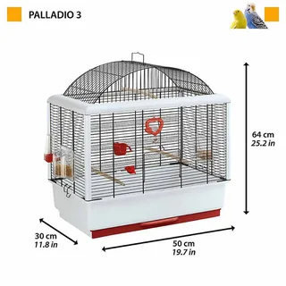Palladio 3 Vogelkooi fra Ferplast – produktbillede 2 af 6