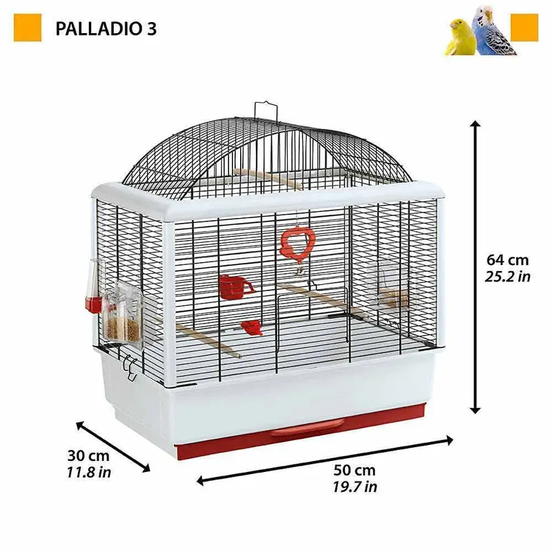 Palladio 3 Vogelkooi fra Ferplast – produktbillede 2 af 6